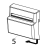 Partial cut cutter module / Beige TSC TTP-245С
