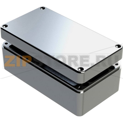 Корпус алюминиевый, 220x120x90 мм, серый, 1 шт Deltron Enclosures 487-221209A 
