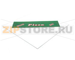 GLASS PANEL W/LABEL 