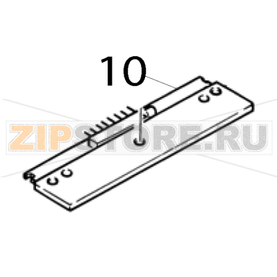 Thermal head TSC TTP-342 Pro Thermal head TSC TTP-342 ProЗапчасть на деталировке под номером: 10