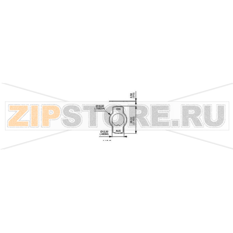 Табличка для тумблера с обозначением EIN/AUS, 1 шт APEM U99 