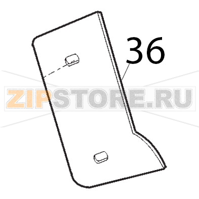 Parafetta plex Sirman Topaz 250 Parafetta plex Sirman Topaz 250Запчасть на деталировке под номером: 36