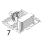 Tray X assembly Angelo Po DS51M