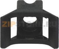 ЧЕРНЫЙ КРОНШТЕЙН С ВИНТОМ Ø 5 ММ - 100 ШТ.