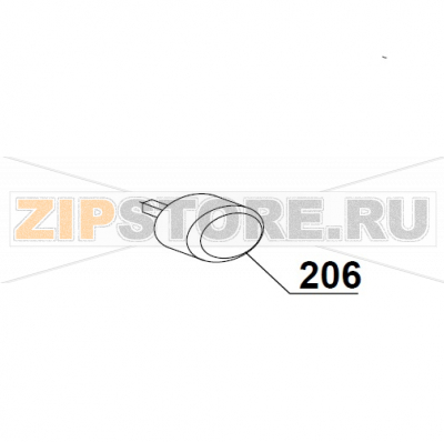 Tasto cieco DIHR DW014 Tasto cieco DIHR DW014Запчасть на деталировке под номером: 206Название запчасти на итальянском языке: Tasto cieco DIHR DW014