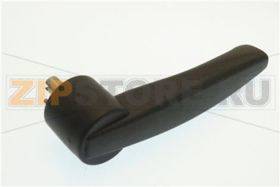 MANIGLIA CHIUSURA SMALTO NERO+SOFT TOUCH 