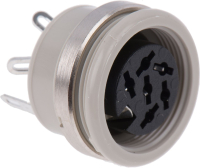 Разъем 4 A, 34 В/AC/DC, DIN 45322, IP30, 6 полюсов Hirschmann 930954517