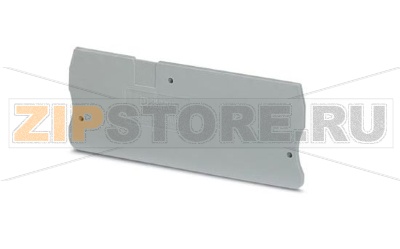 Концевая крышка Phoenix Contact D-ST 6-TWIN Длина: 90,5 мм, Ширина: 2,2 мм, Высота: 43,5 мм, Цвет: cерый.Минимальный заказ: 50 шт.Упаковка: 50 шт.