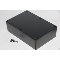 Корпус 221x150x64 мм, материал: пластик, черный, 1 шт Hammond 1591XXFBK