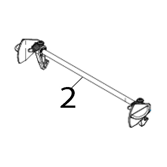 Рычаг открытия верхней крышки в сборе для принтера этикеток TSC DA300 Top cover open lever assembly TSC DA300Запчасть на деталировке под номером: 2