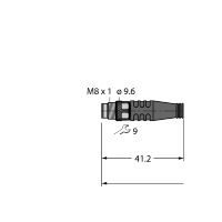 Кабель PVC Turck PSG3M-20-PSG3M/TEL