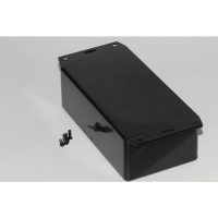 Корпус 150x80x50 мм, материал: пластик, черный, 1 шт Hammond 1591DF2BK