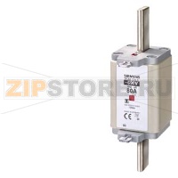 ПЛАВКАЯ ВСТАВКА НИЗКОВОЛЬТНАЯ GL/GG С ИЗОЛИРОВАННЫМИ ВЫСТУПАМИ ДЛЯ МОНТ./ДЕМОНТ. С ЦЕНТРАЛЬНЫМ ИНДИКАТОРОМ ТИПОРАЗМЕР 2, Iном.=300A, Uном.=690В Siemens 3NA6250-6