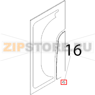 Door guard Angelo Po FC1011G Door guard Angelo Po FC1011GЗапчасть на деталировке под номером: 16