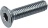 VITE A TESTA SVASATA PIANA M6x20