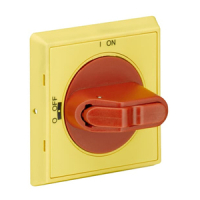 Ручка переключения выносная, жёлтая, MSHD-LY ABB 1SAM201920R1002