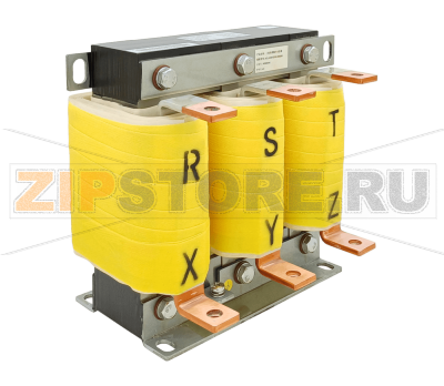 Дроссель входной 380 В, 132-160 кВт, 330 А, 0.042 мГн, 3 фазы, IP00 Inovance MD-ACL-330-0.042-4T-2% 