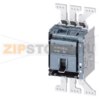draw-out molded case circuit breaker w. handle with guide frame and PSS frame 1600; 4AUX and trip alarm switch S24; Icu "M" Icu=55kA @ 415V, 3-pole ETU360, LSIG, In=800A rotary coding switch Ir=320...800A Isd=1...10xIn, Ii=1.5...15xIn N conductor protec.