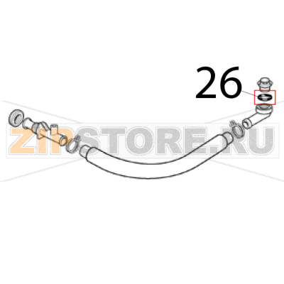 Guarnizione or Scotsman AF 206 Guarnizione or Scotsman AF 206Запчасть на деталировке под номером: 26