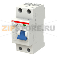 Выключатель дифференциального тока двухполюсный, F202 A-40/0.3 ABB 2CSF202101R3400