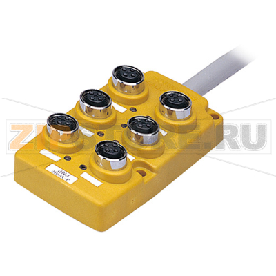 Коробка распределительная, разъем: M12, 4 пин Autonics PT6-3DP 