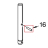 Pin (Vertical Center Shaft) KitchenAid 5KPM5EWH4