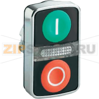 Переключатель зеленый, красный, 1 шт. Schneider Electric ZB4BW7A3741