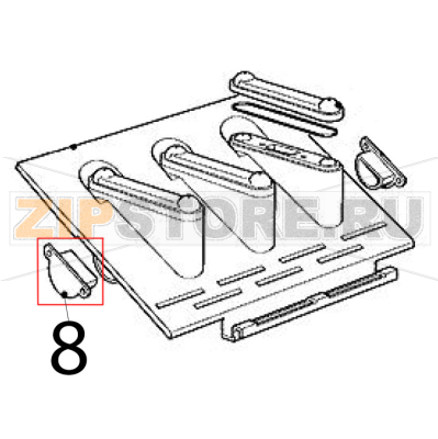 Tappo in plastica Scotsman B 40 Tappo in plastica Scotsman B 40Запчасть на деталировке под номером: 8