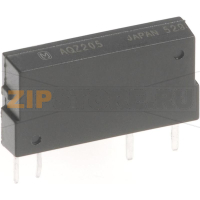 Реле PhotoMOS 400 В/DC, 400 В/AC, 450 мА, 4-х контактное, 1 шт Panasonic AQZ204D