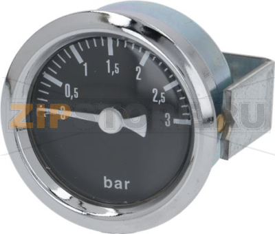 PRESSURE GAUGE BOILER ø 43 mm 0÷3 bar 