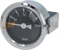 PRESSURE GAUGE BOILER ø 43 mm 0÷3 bar