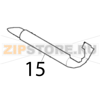 Tube Scotsman B 7040 Tube Scotsman B 7040Запчасть на деталировке под номером: 15