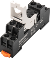 Розетка с фиксатором для 2 контактных реле RFT, 10A Shenler SRT08-ES+SR20L