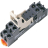 Розетка с фиксатором для 2 контактных реле RFT, 10A Shenler SRT08-ES+SR20L - Розетка с фиксатором для 2 контактных реле RFT, 10A Shenler SRT08-ES+SR20L