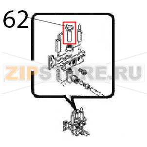 Three-flame burner Angelo Po FC241G Three-flame burner Angelo Po FC241GЗапчасть на деталировке под номером: 62