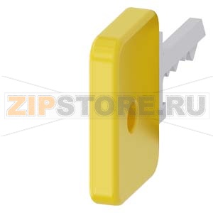 КЛЮЧ ДЛЯ ПЕРЕКЛЮЧАТЕЛЯ С ЗАМКОМ O.M.R., ЗАМОК НОМЕР 73033, ЖЕЛТЫЙ Siemens 3SU1950-0FM30-0AA0 