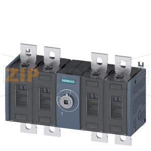 ВЫКЛЮЧАТЕЛЬ-РАЗЪЕДИНИТЕЛЬ 400A, ТР.3, 4-ПОЛ ФРОНТ.УПР. ПО ЦЕНТРУ БАЗ.БЛОК БЕЗ РУЧКИ ПЛОСКИЕ КЛЕММЫ Siemens 3KD4240-0PE20-0 