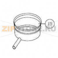 Stainless steel top container for Juicers Vema CE 2083E