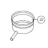 Stainless steel top container for Juicers Vema CE 2083E