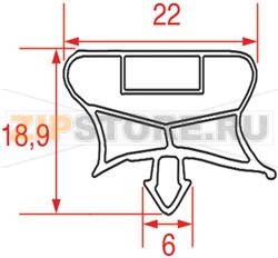 GUARNIZIONE AD INCASTRO 970x783 mm 