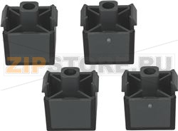 НАБОР РЕЗИНОВЫХ НОЖЕК 34X34X37 ММ - 4 ШТ. 