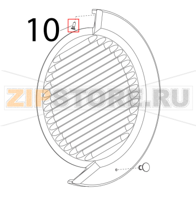 Vite TSP-DIN963, M4x12 Sirman Mirra 300 Y09 Vite TSP-DIN963, M4x12 Sirman Mirra 300 Y09Запчасть на деталировке под номером: 10