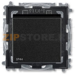 Переключатель одноклавишный, IP44, антрацитовый ABB 2CHH596940A4063 