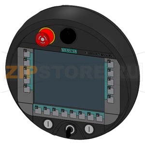 SIMATIC MOBILE PANEL 277, МОБИЛЬНАЯ ПАНЕЛЬ ОПЕРАТОРА С ВСТРОЕННОЙ КНОПКОЙ РАЗРЕШЕНИЯ РАБОТЫ И КНОПКОЙ ЭКСТРЕННОГО ОСТАНОВА, КОЛЕСИКОМ ПРОКРУТКИ, КЛЮЧОМ-ПЕРЕКЛЮЧАТЕЛЕМ, ДВУМЯ КНОПКАМИ С ПОДСВЕТКОЙ, КОНФИГУРИРОВАНИЕ В СРЕДЕ WINCC FLEXIBLE STANDARD 2005 SP1 