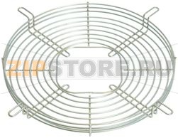 GRIGLIA VERNICIATA NERA ø 230 mm 