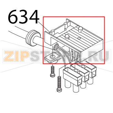 Sottomorsetto L.N.T. PA228 Sirman Mirra 250 C Sottomorsetto L.N.T. PA228 Sirman Mirra 250 CЗапчасть на деталировке под номером: 634