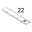 Traversa base 1042x75x20 Angelo Po 2G1PE2E
