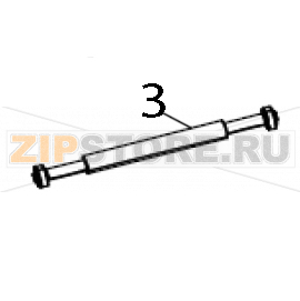 Kit platen roller Zebra ZXP9 Kit platen roller Zebra ZXP9Запчасть на деталировке под номером: 3