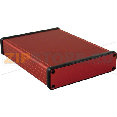 Корпус 160x125x30.5 мм, материал: алюминий, красный, 1 шт Hammond 1455P1601RD 