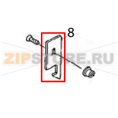 Release plate Sato HR224 TT Release plate Sato HR224 TTЗапчасть на деталировке под номером: 8Название запчасти на английском языке: Release plate Sato HR224 TT.